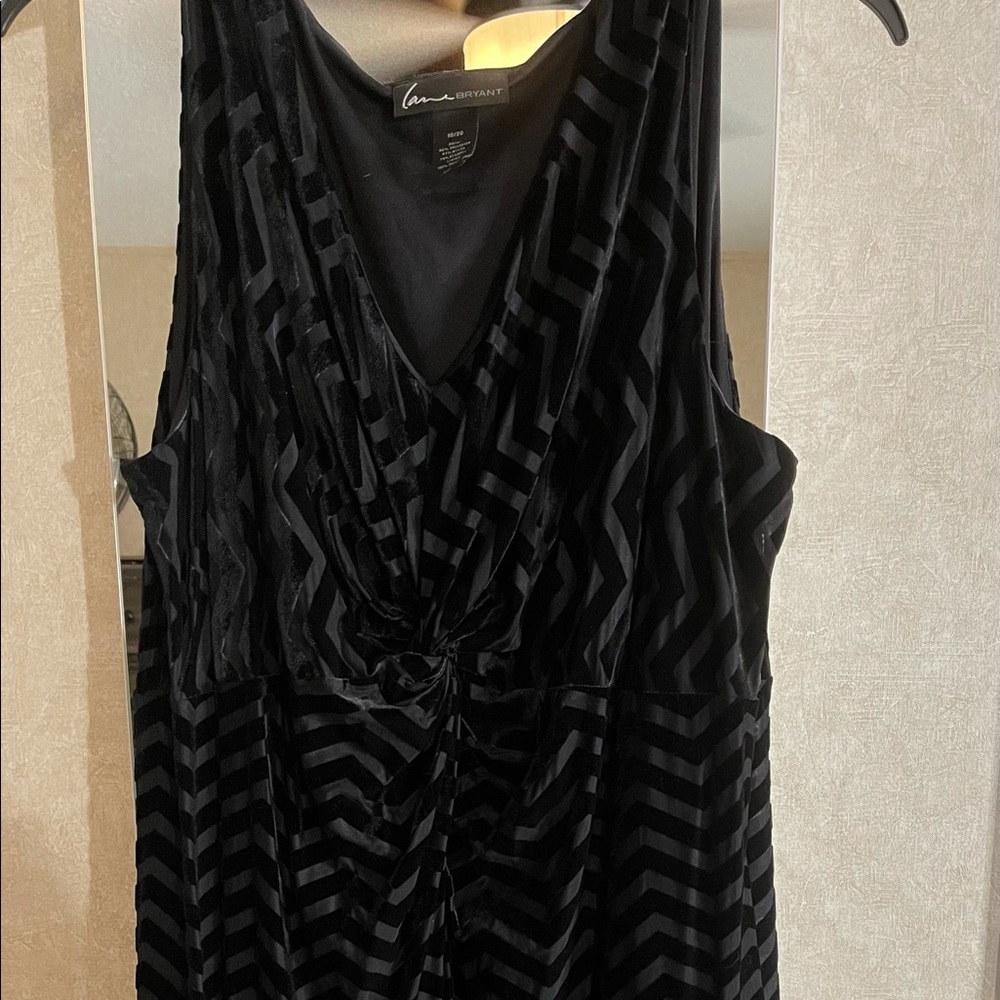 Lane Bryant sleeveless black dress. 18/20